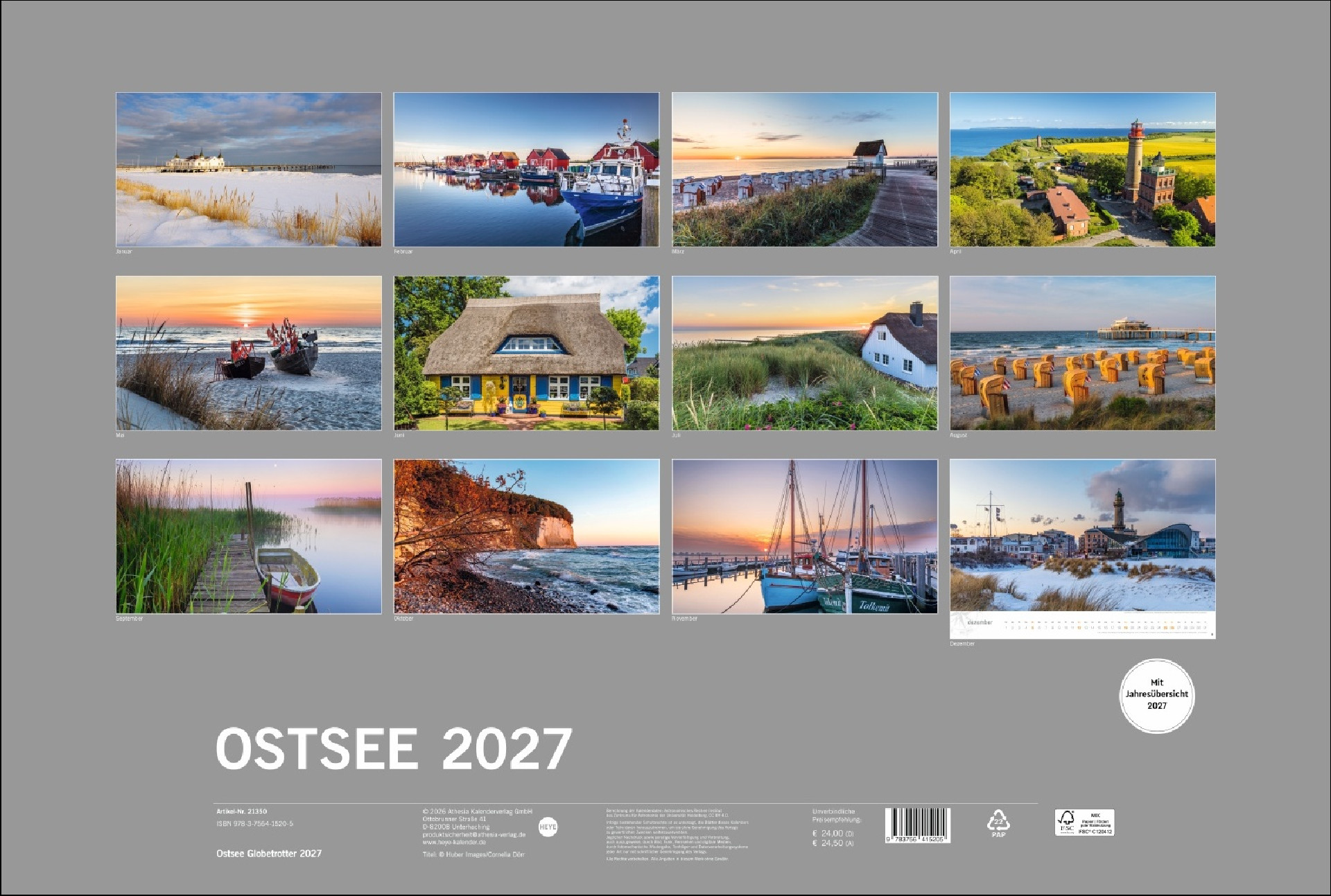 Ostsee Globetrotter Kalender 2027