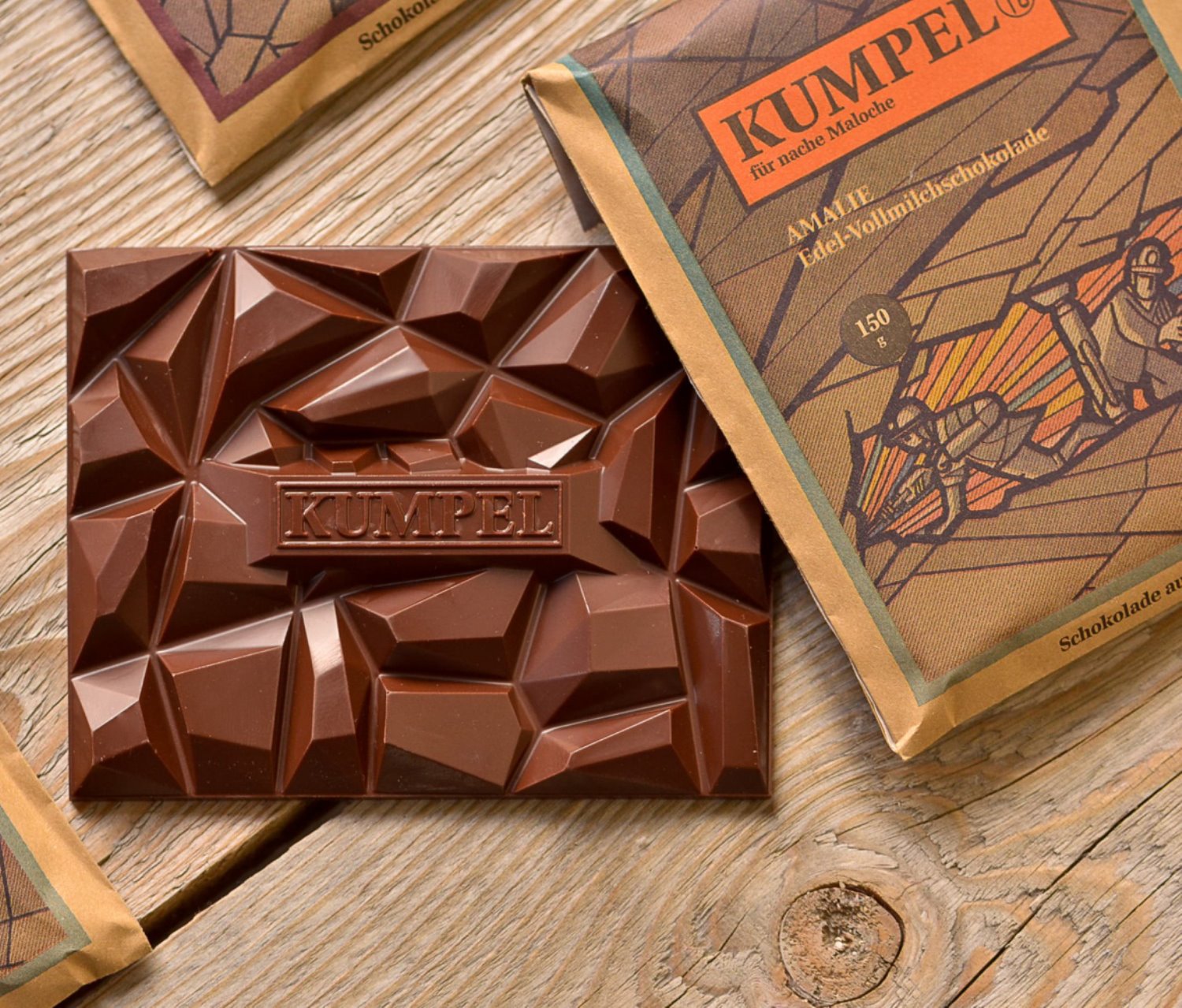 "Kumpel" Schokolade - 4er-Set (4 x 150gr)