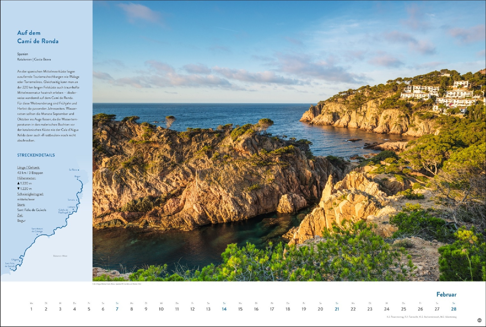 Weitwanderwege Edition Kalender 2027 I Europas schönste Touren