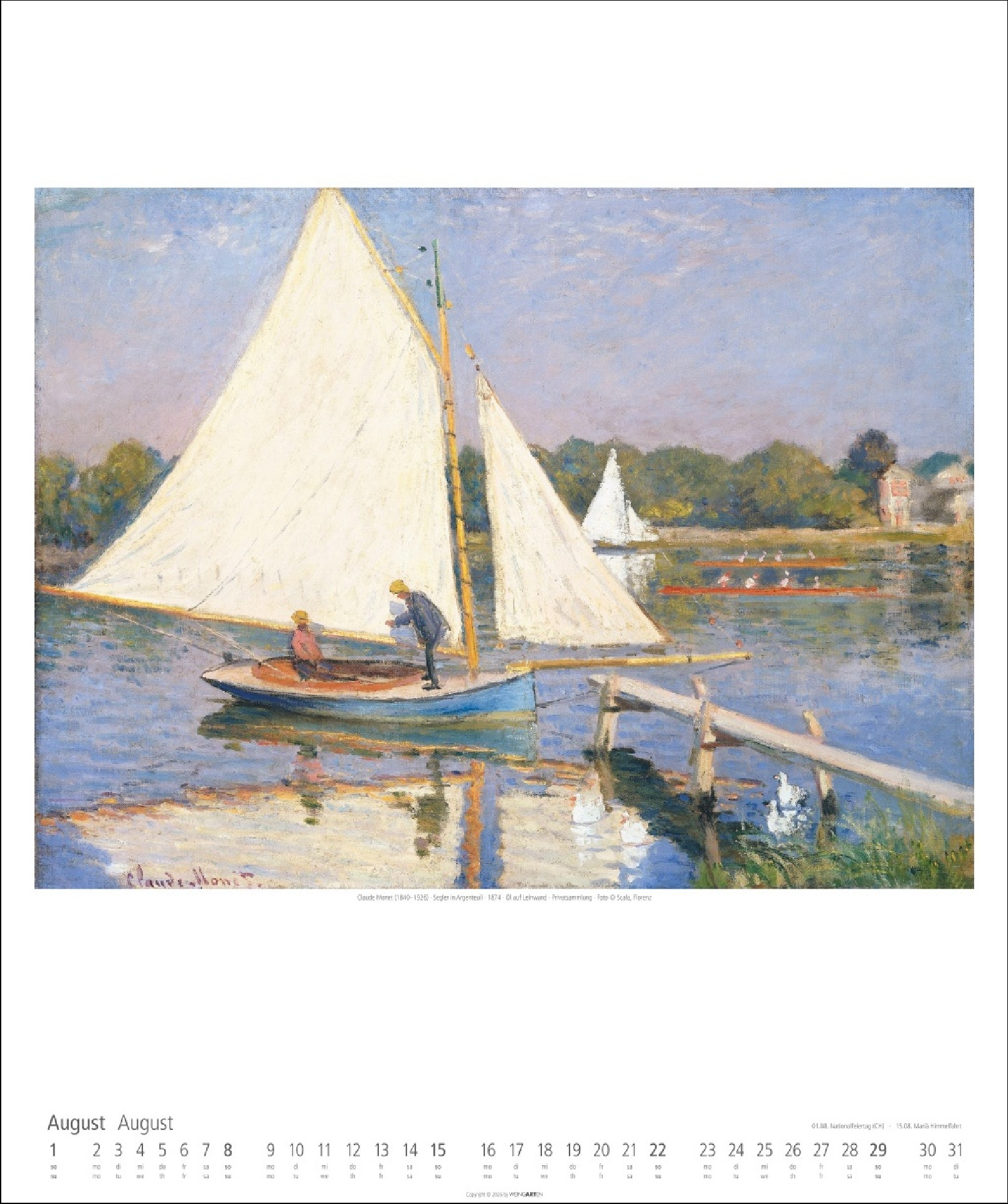 Claude Monet Kalender 2027