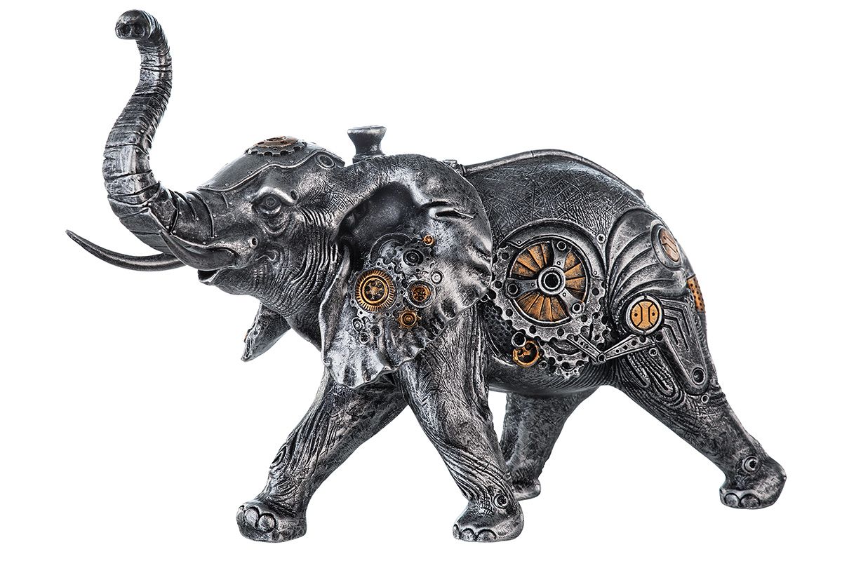 Skulptur "Steampunk Elephant"