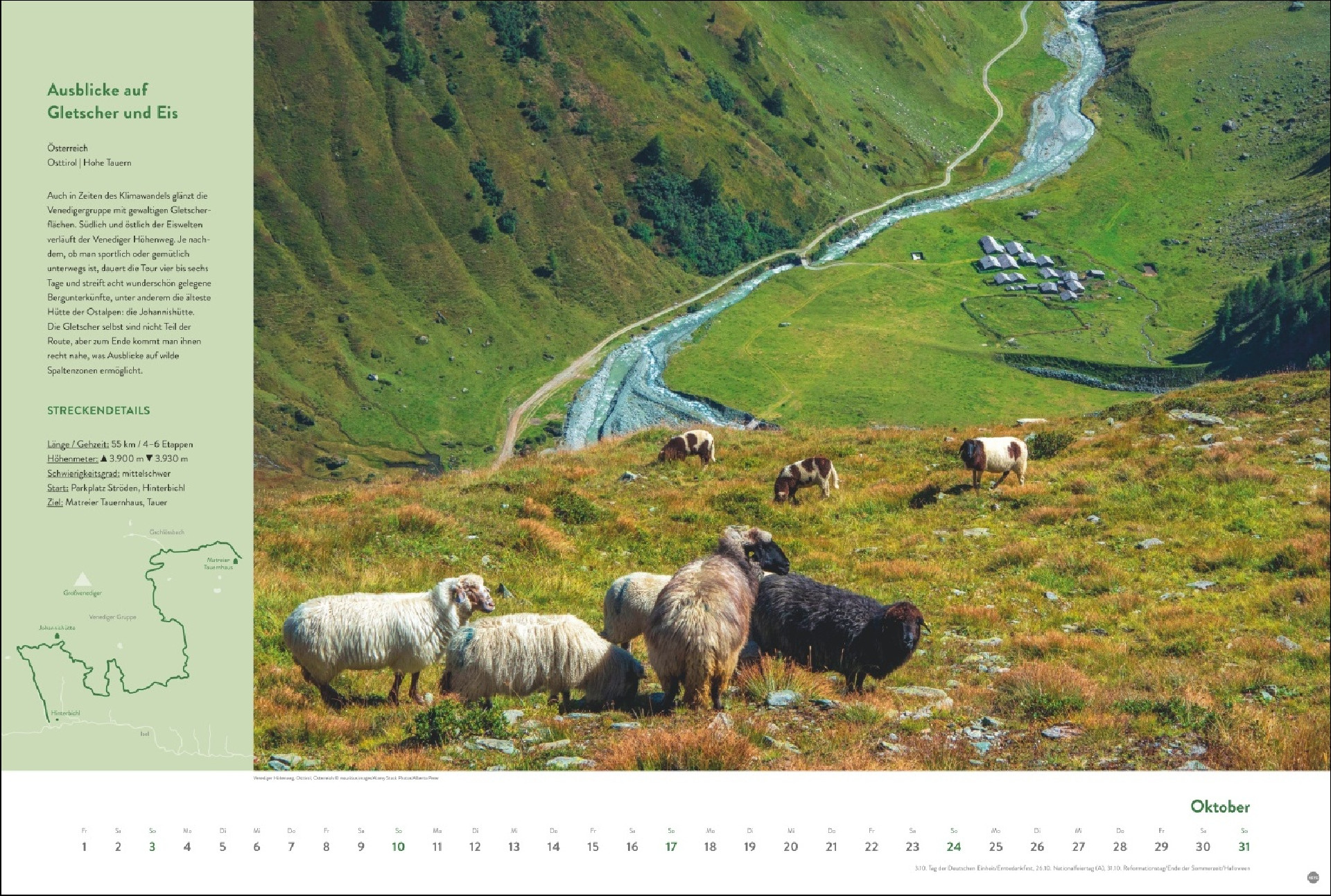 Weitwanderwege Edition Kalender 2027 I Europas schönste Touren