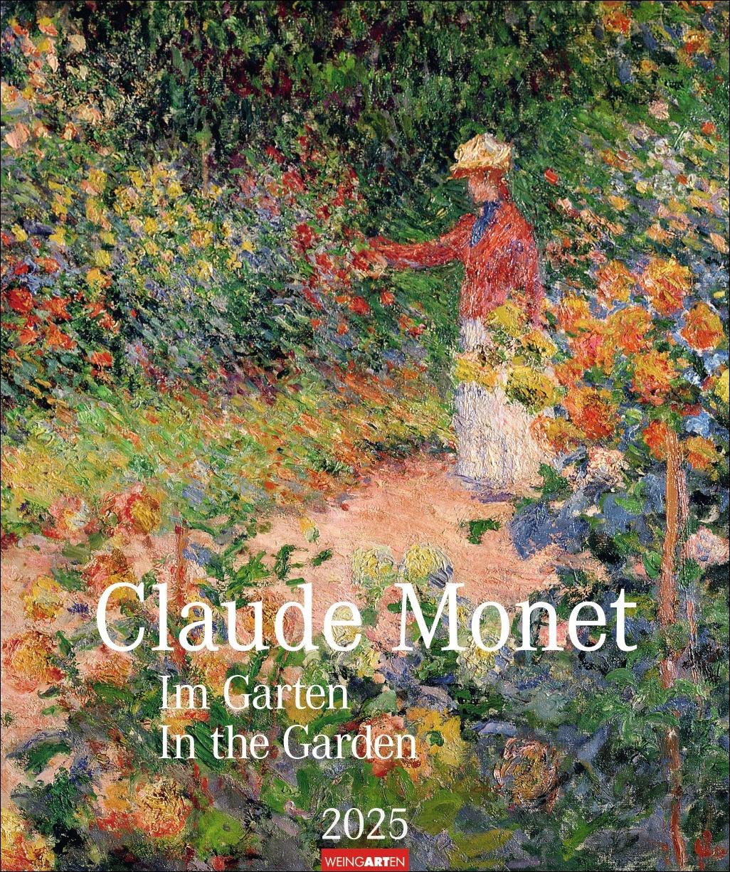 Claude Monet Im Garten Kalender 2025 - Im Garten Mit den schönsten Gartenbildern des Impressionisten aus den Museen der Welt. Wandkalender 2025 Großformat für Kunstliebhaber. 46 x 55 cm