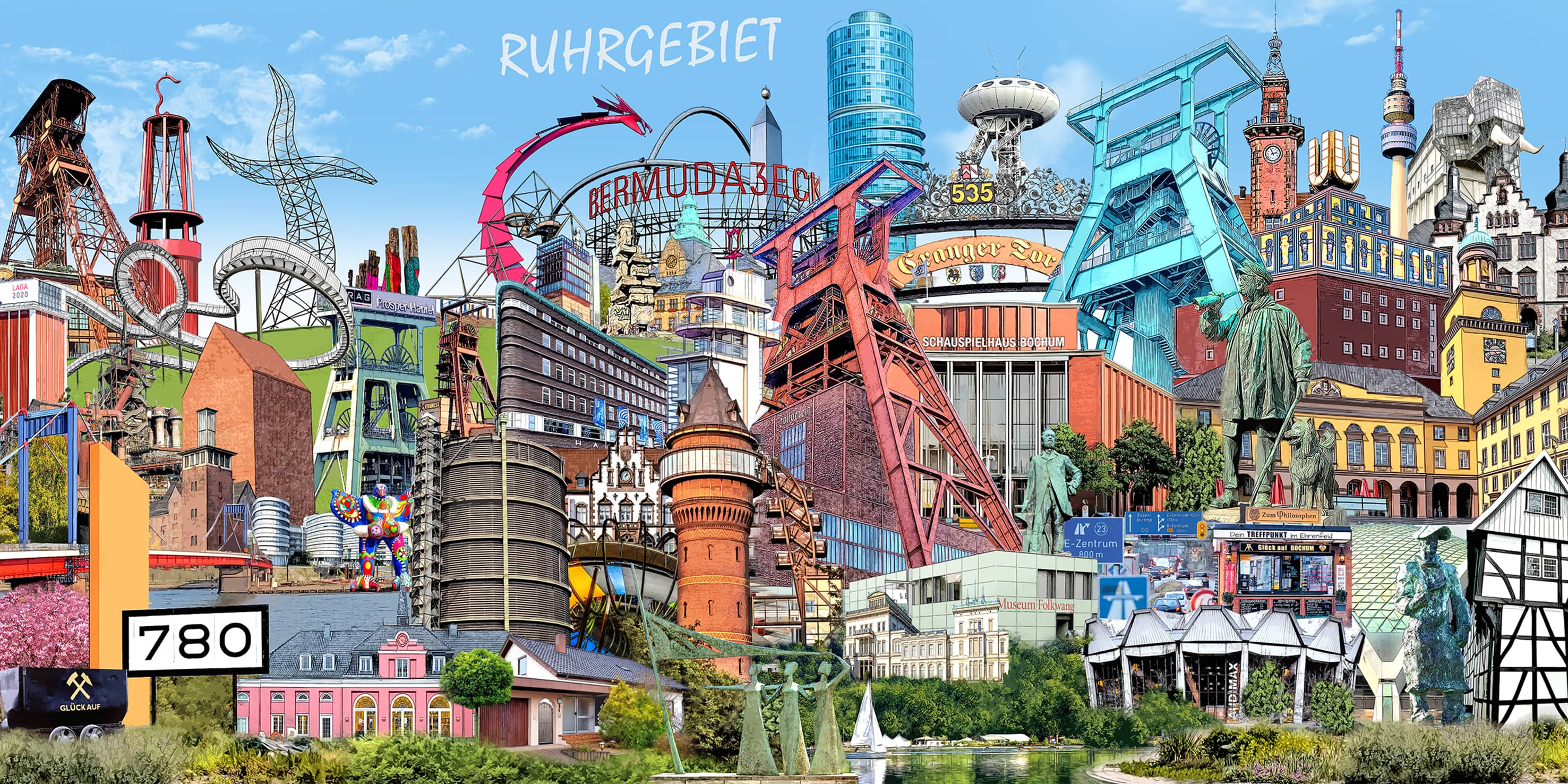 Personalisiertes "Stadtportrait Ruhrgebiet"