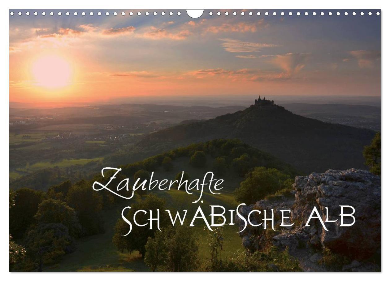 Zauberhafte Schwäbische Alb (Wandkalender 2024 DIN A3 quer), CALVENDO Monatskalender Landschaften der Schwäbischen Alb