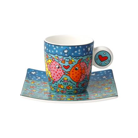 Espressotasse | Family of Fish - James Rizzi