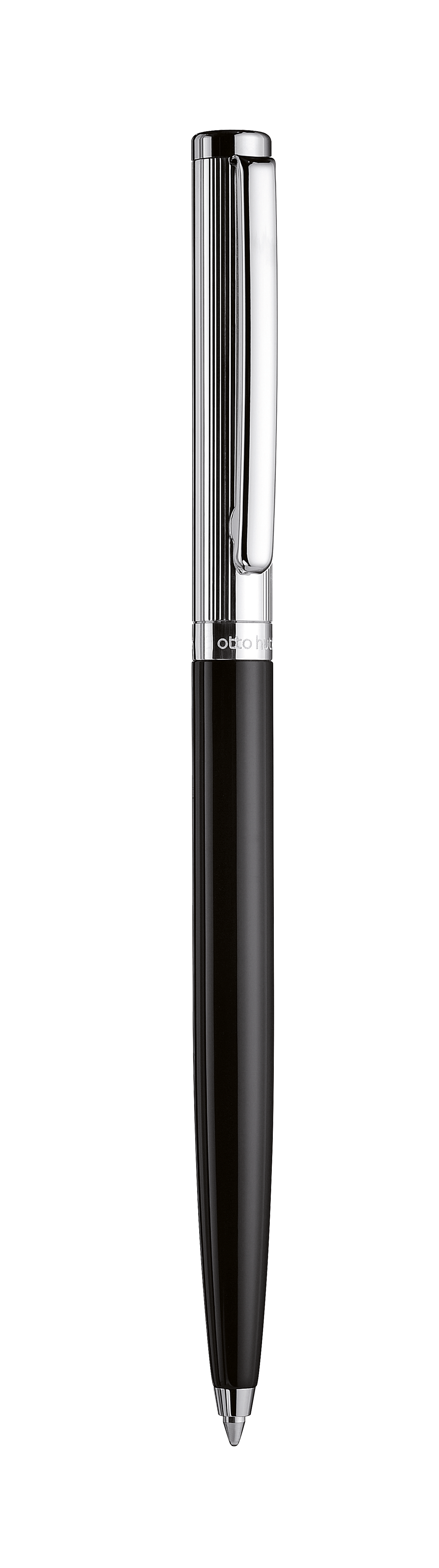 Kugelschreiber schwarz lackiert/platiniert- Design 01