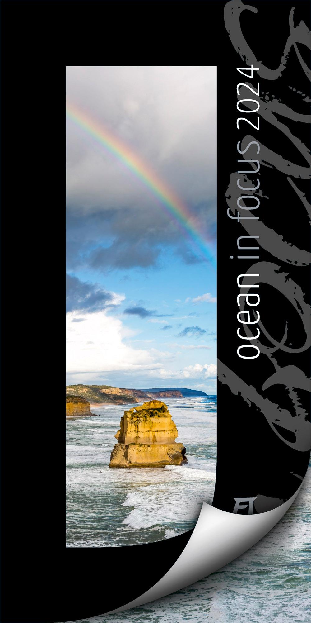 Ocean in Focus - Passepartout-Kalender 2024 Maße (B/H): 33 x 66 cm, Fotokalender