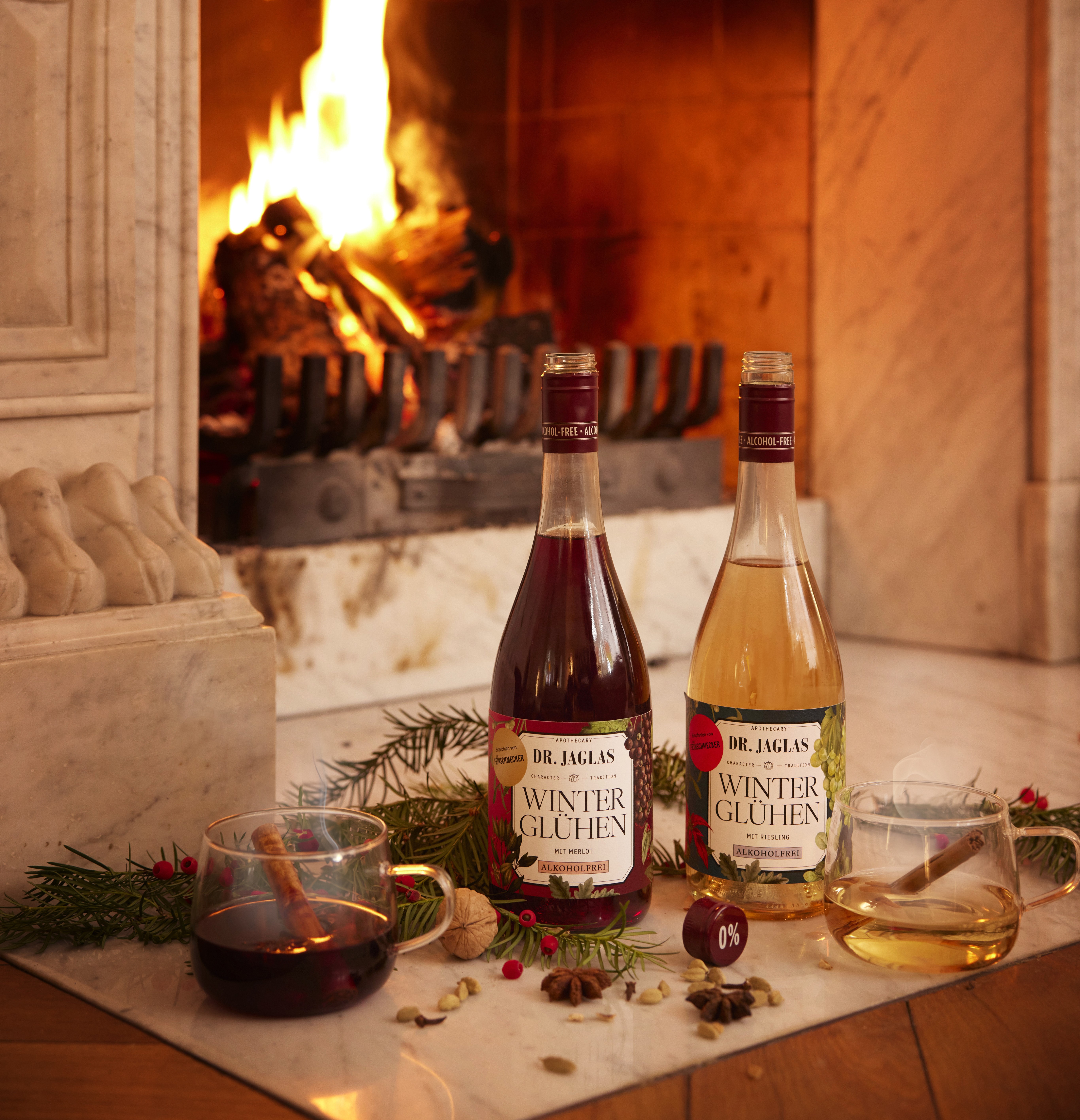 Glühwein Merlot | alkoholfrei - Winter-Glühen rot