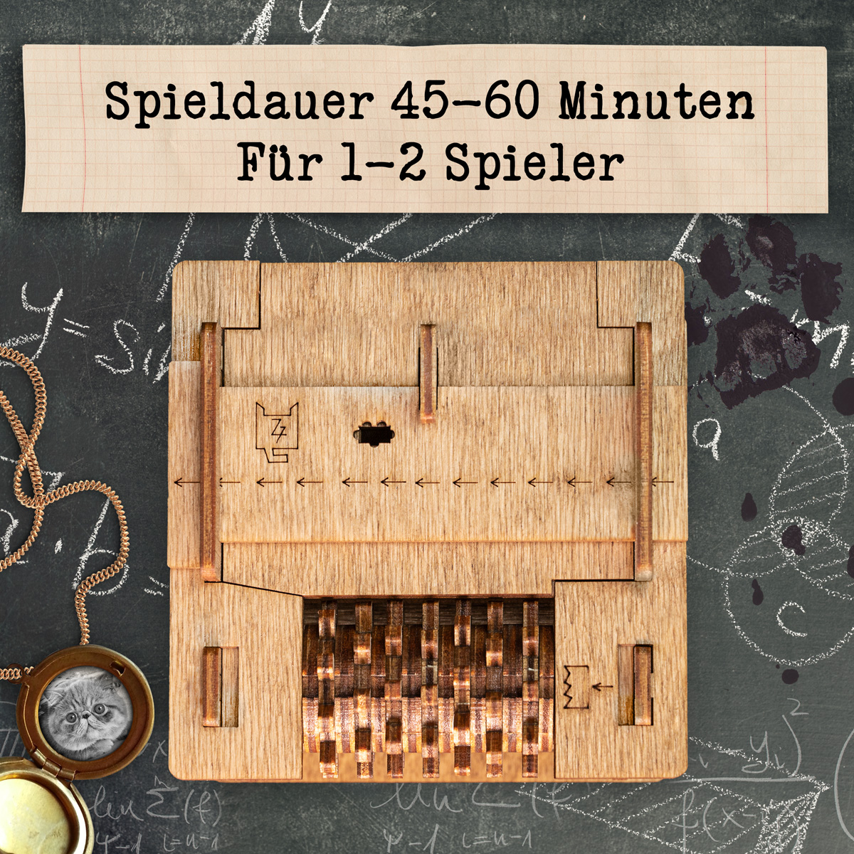 Escape Room Rätselbox - Schrödingers Katze