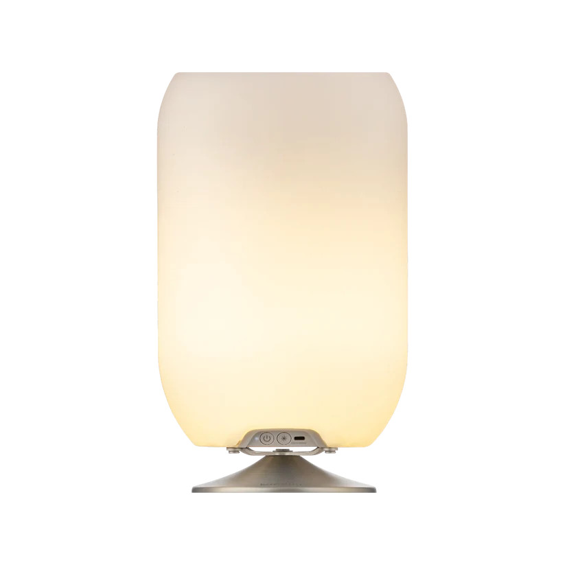 LED-Lampe mit Bluetooth-Lautsprecher & Getränkekühler - Atmos Brass