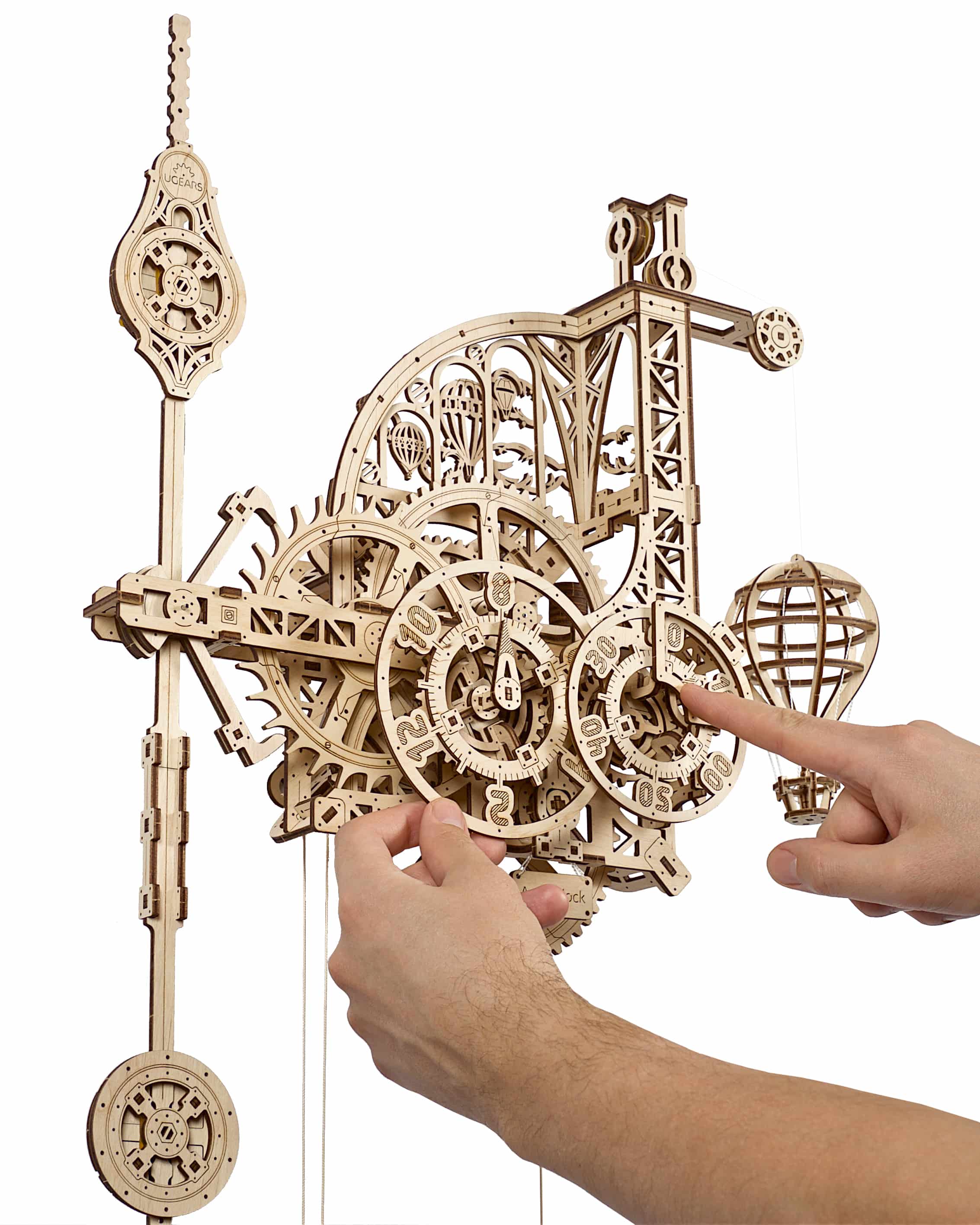 3D-Holzpuzzle "Wanduhr mit Pendel"