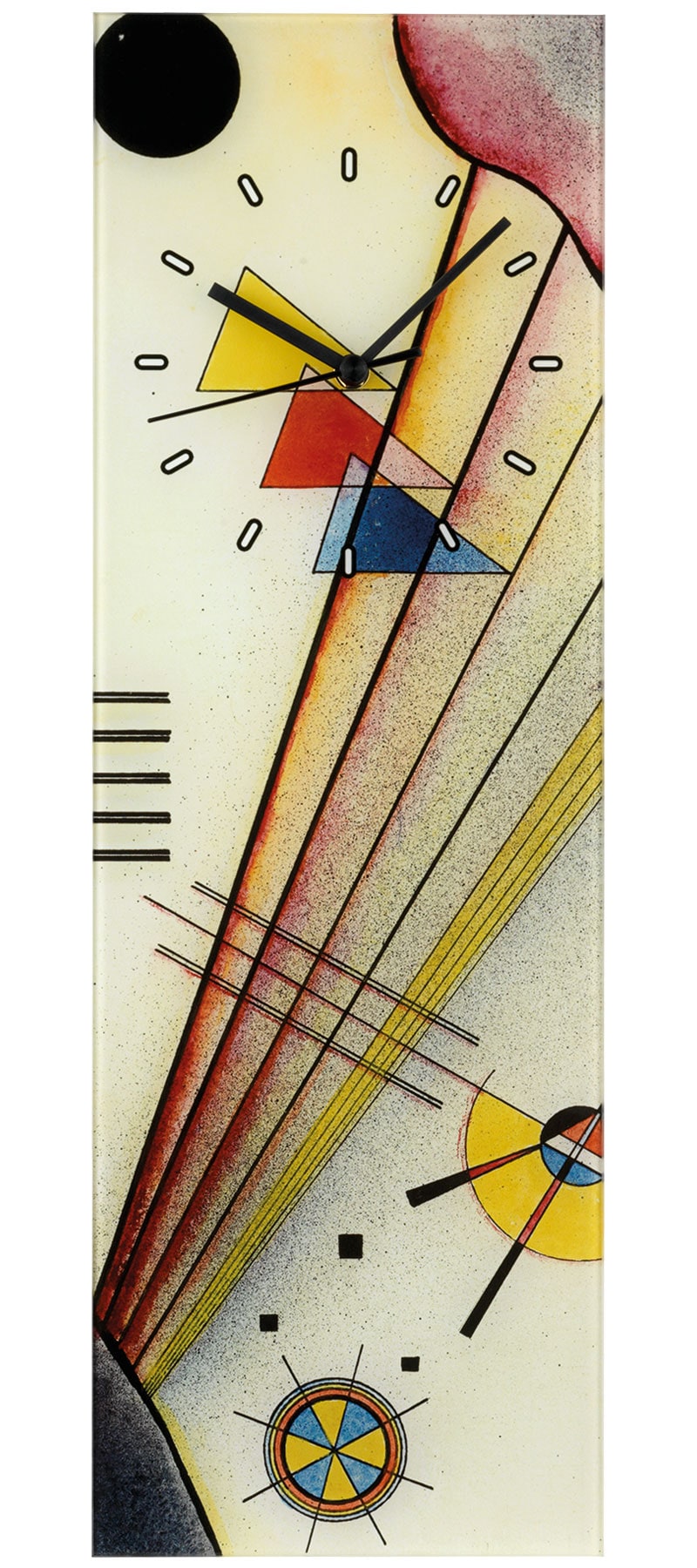 Wanduhr "Deutliche Verbindung" Wassily Kandinsky