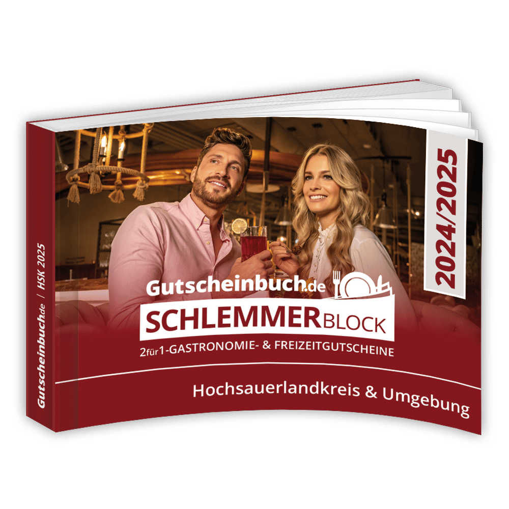 Gutscheinbuch.de Schlemmerblock Hochsauerlandkreis & Umgebung 2024/2025