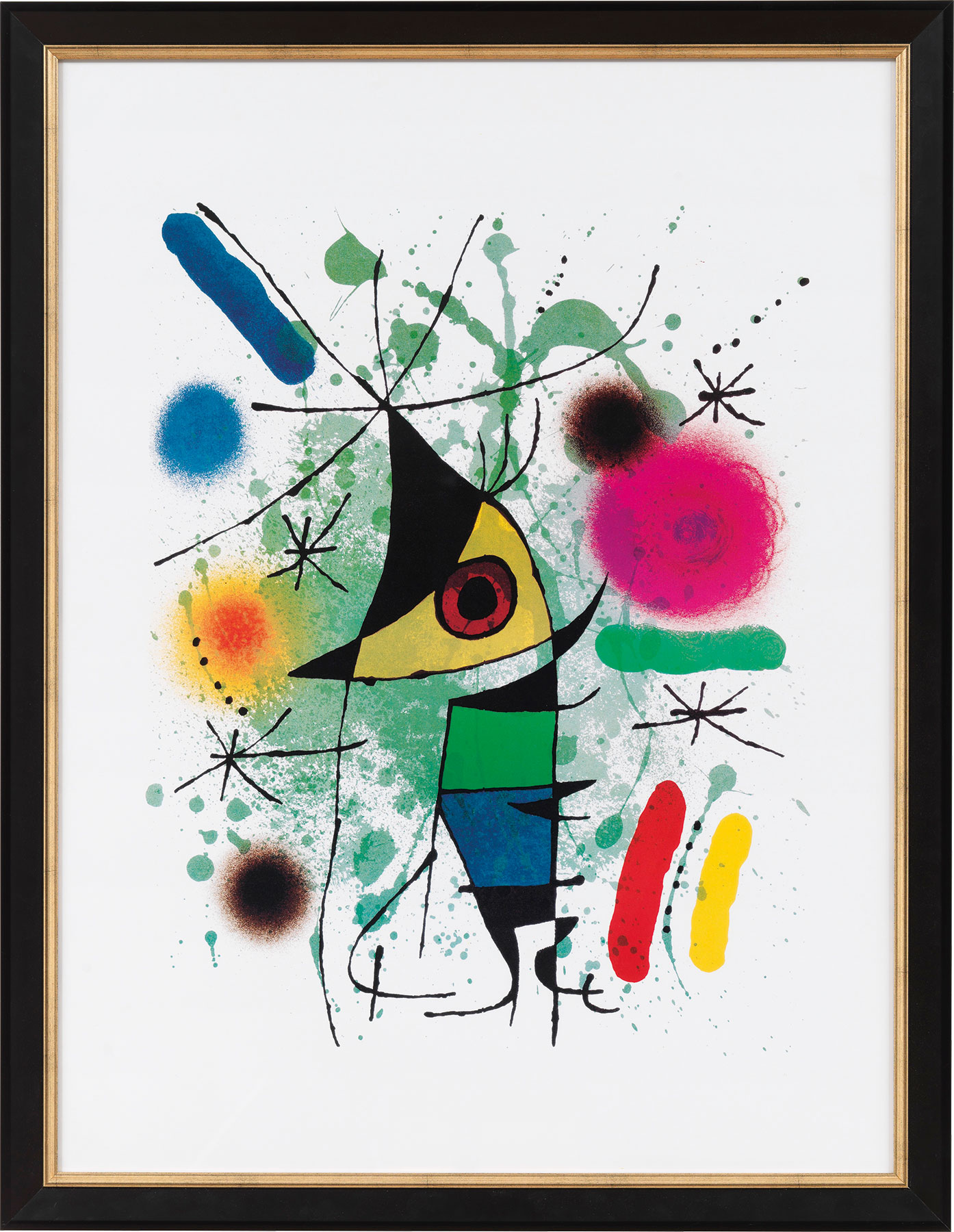 Gemälde Der singende Fisch (1972) - Miró