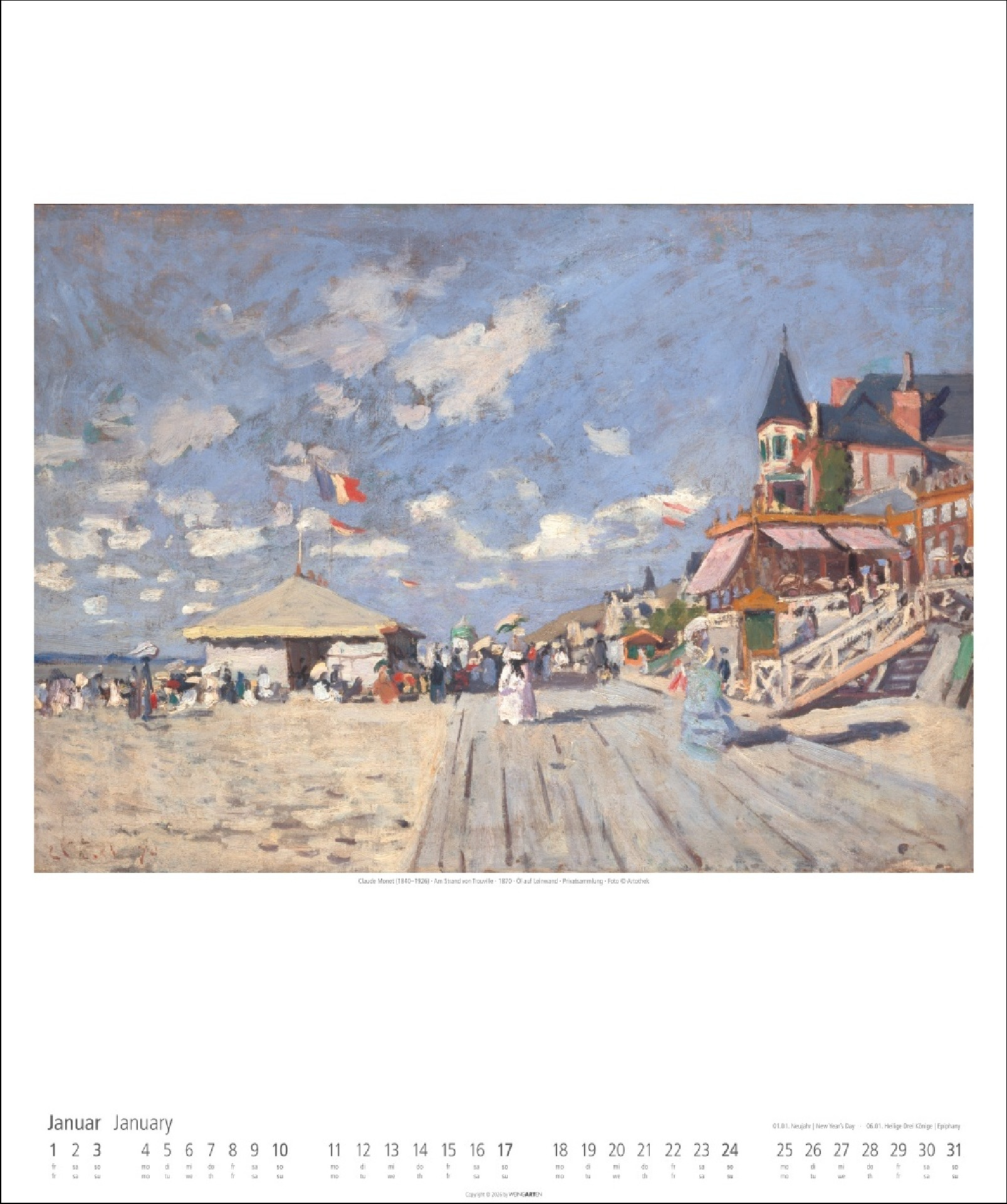 Claude Monet Kalender 2027