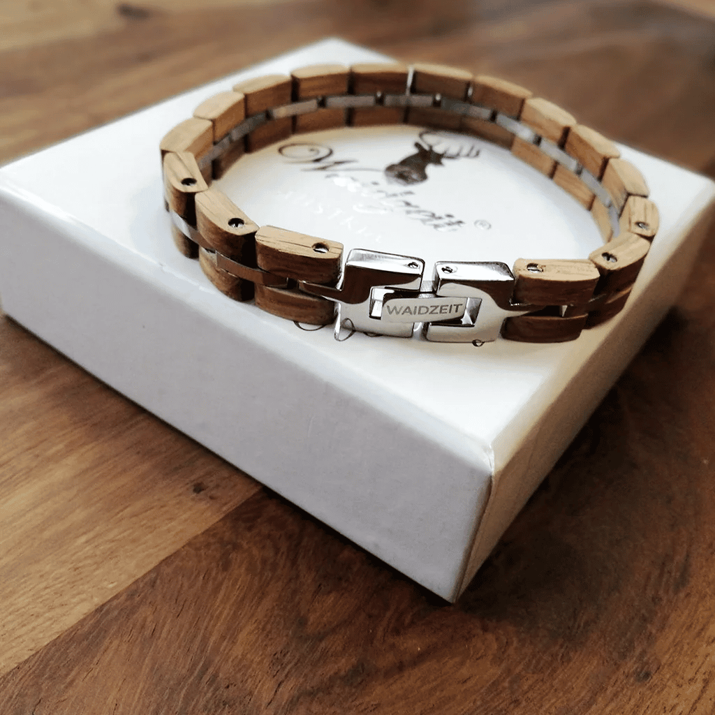 Armband unisex aus Holz - Premium Walnuss