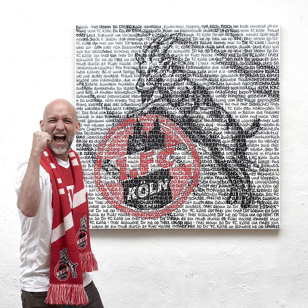  1. FC Köln - SAXA Edition Wortmalerei