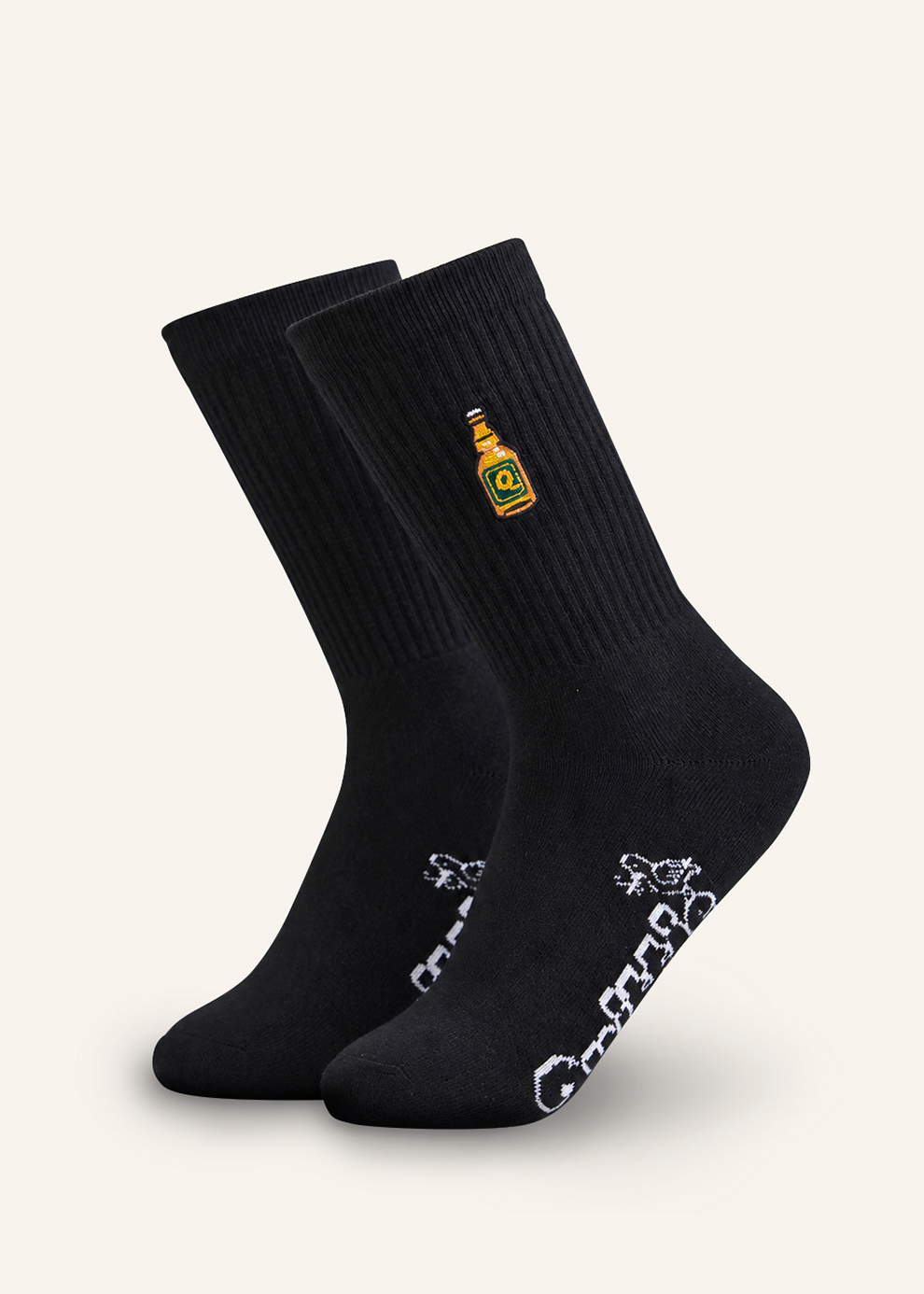 Socken mit maritimen Motiv | schwarz