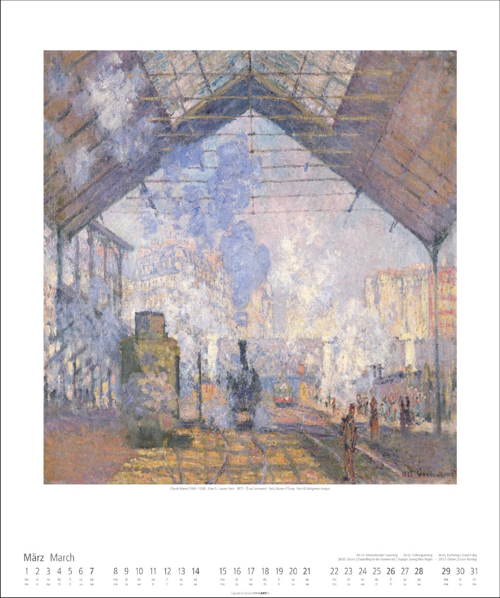 Claude Monet Kalender 2027