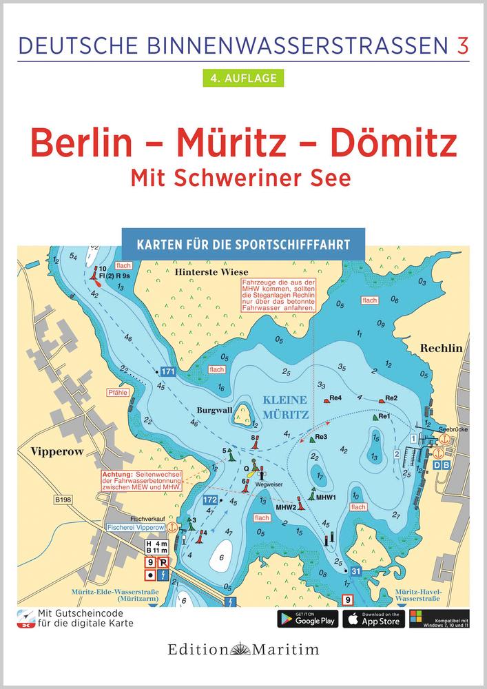 Berlin - Müritz - Dömitz / Mit Schweriner See Deutsche Binnenwasserstraßen 3