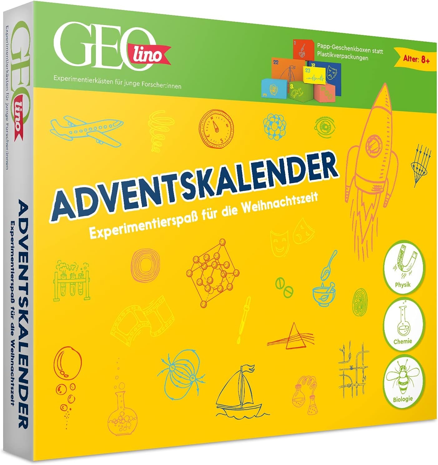 GEOlino Adventskalender Naturwissenschaften (Physik, Chemie & Biologie)