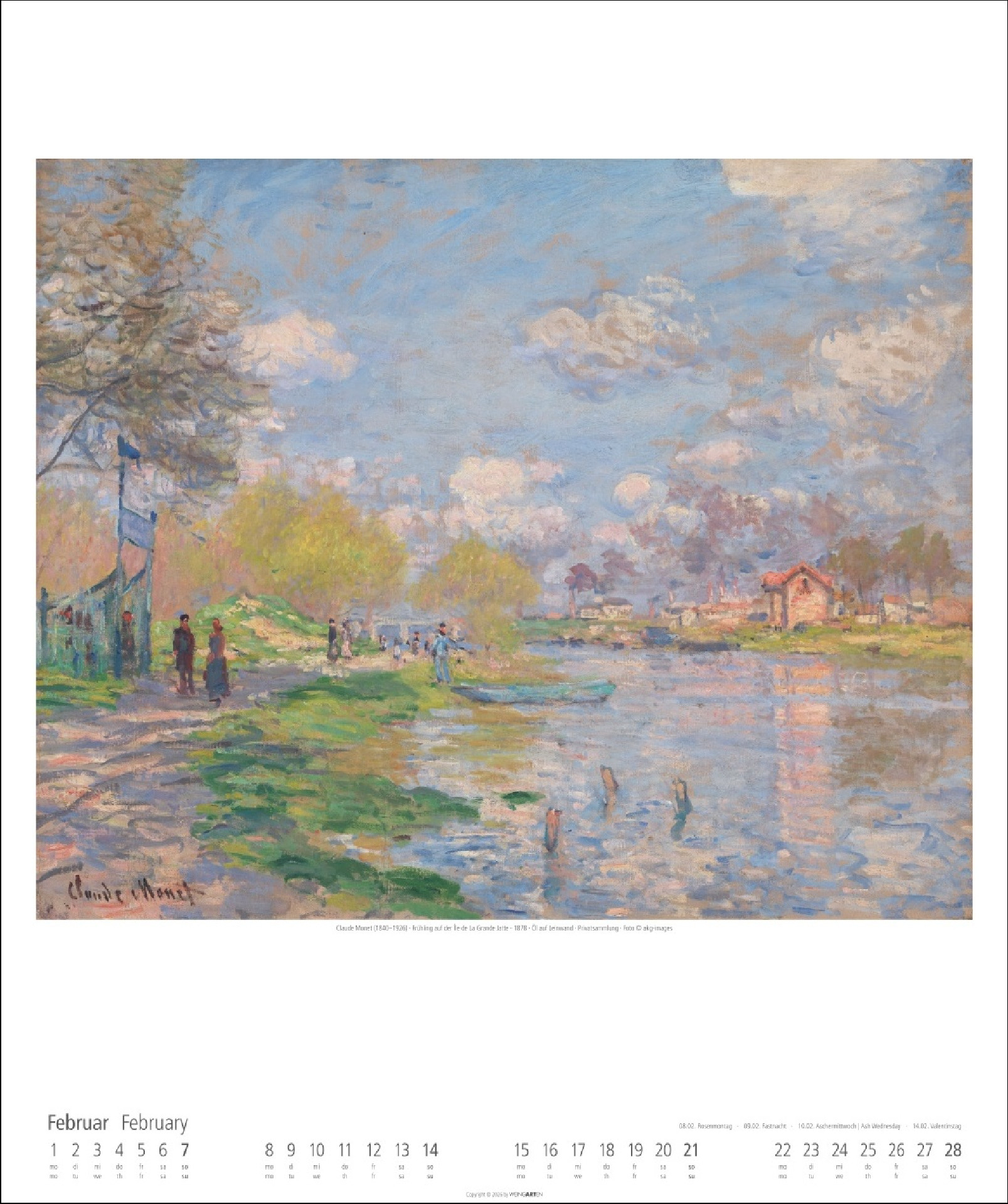 Claude Monet Kalender 2027