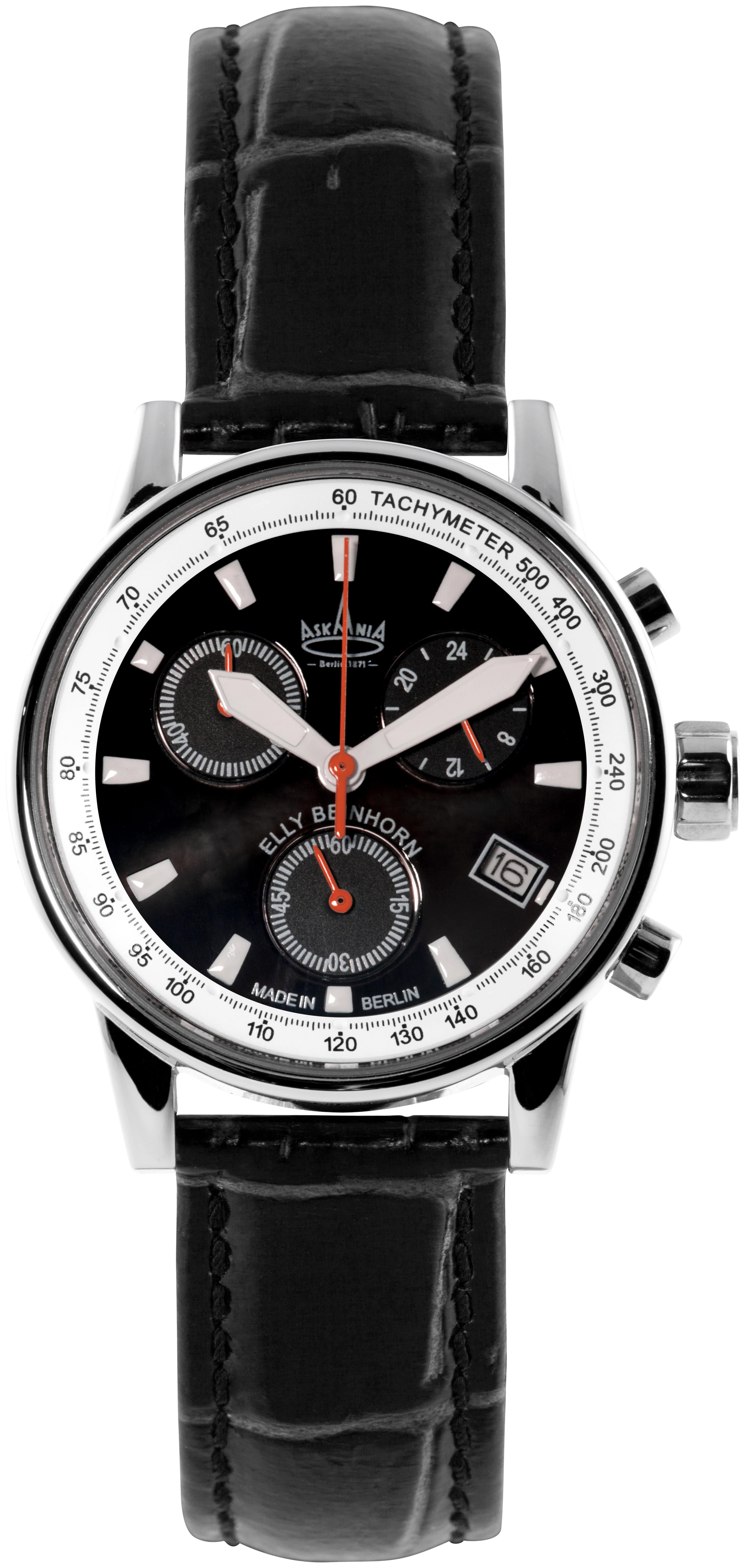 Armbanduhr - ASKANIA ELLY BEINHORN Chronograph schwarz