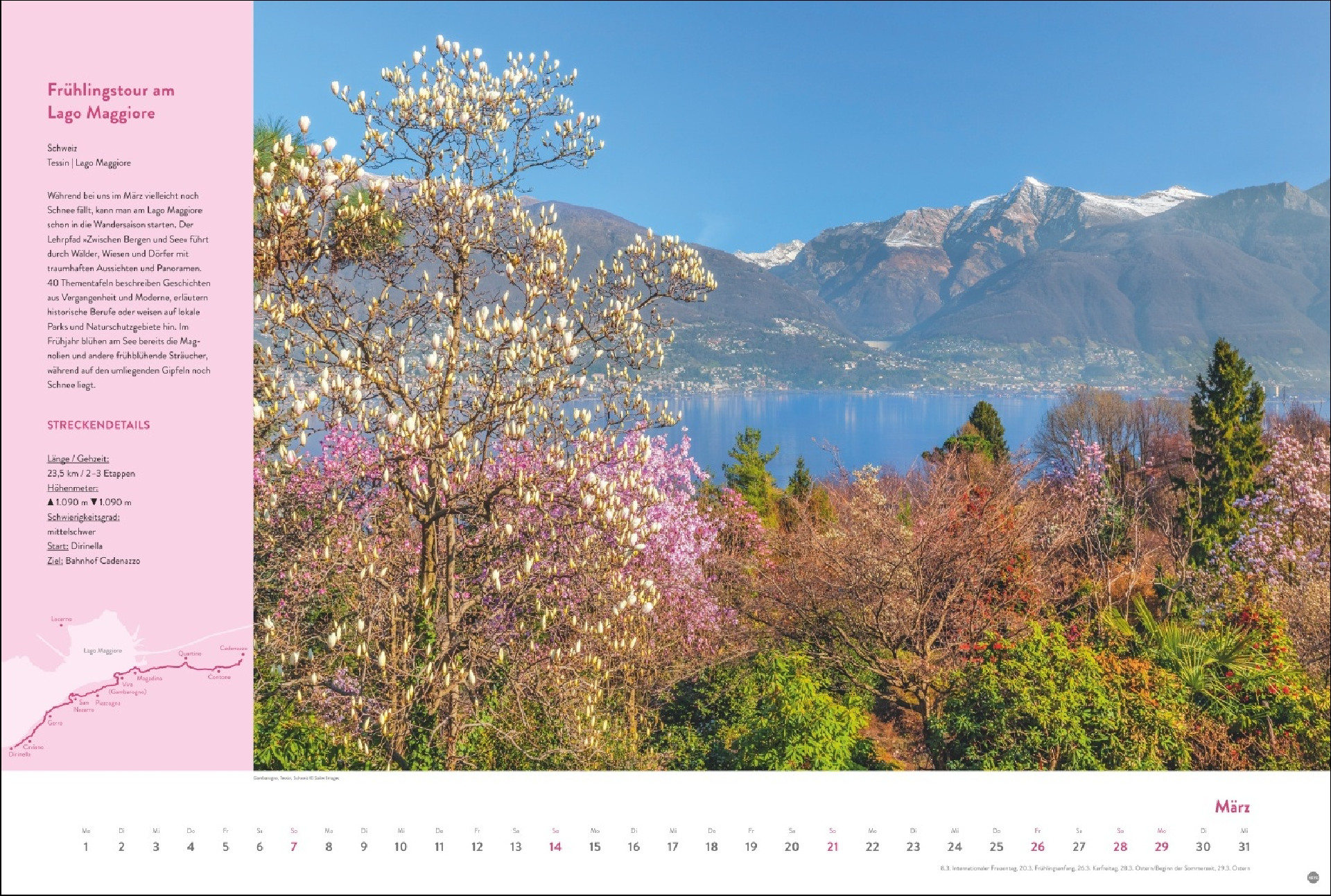 Weitwanderwege Edition Kalender 2027 I Europas schönste Touren