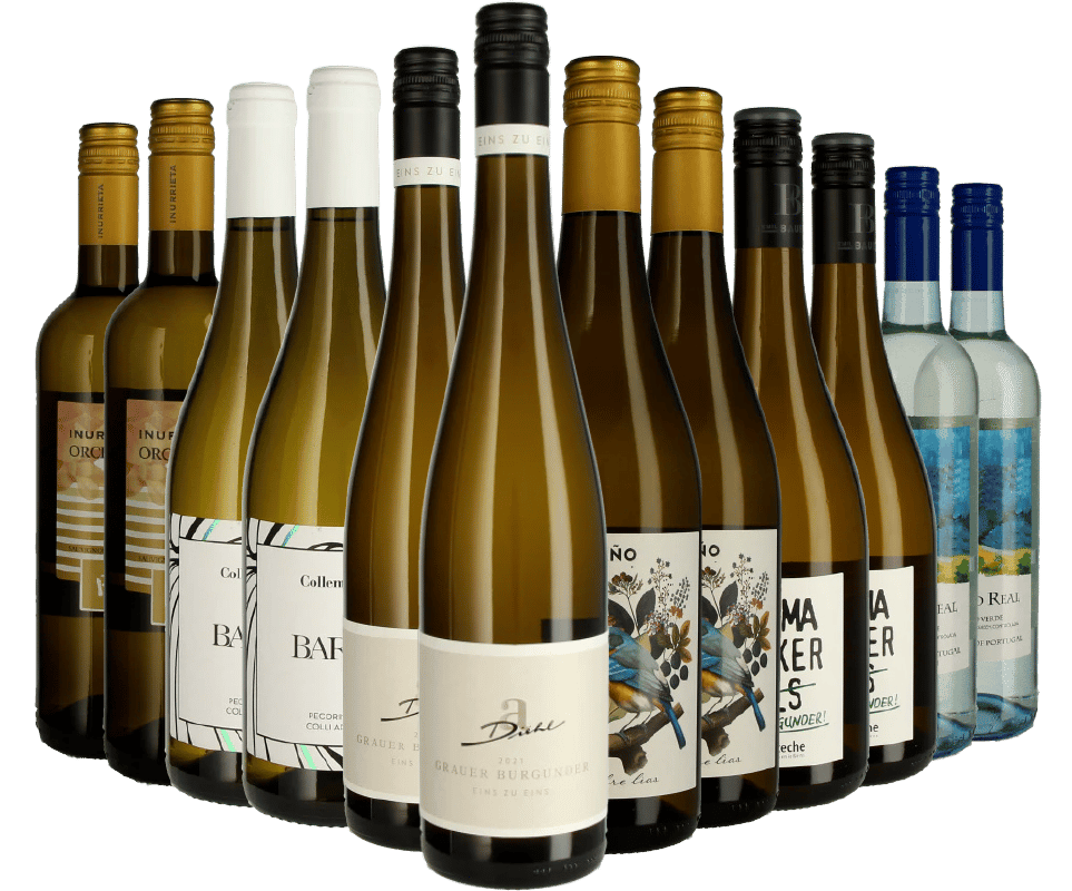12er Weinabo Jahrespaket - Weißwein