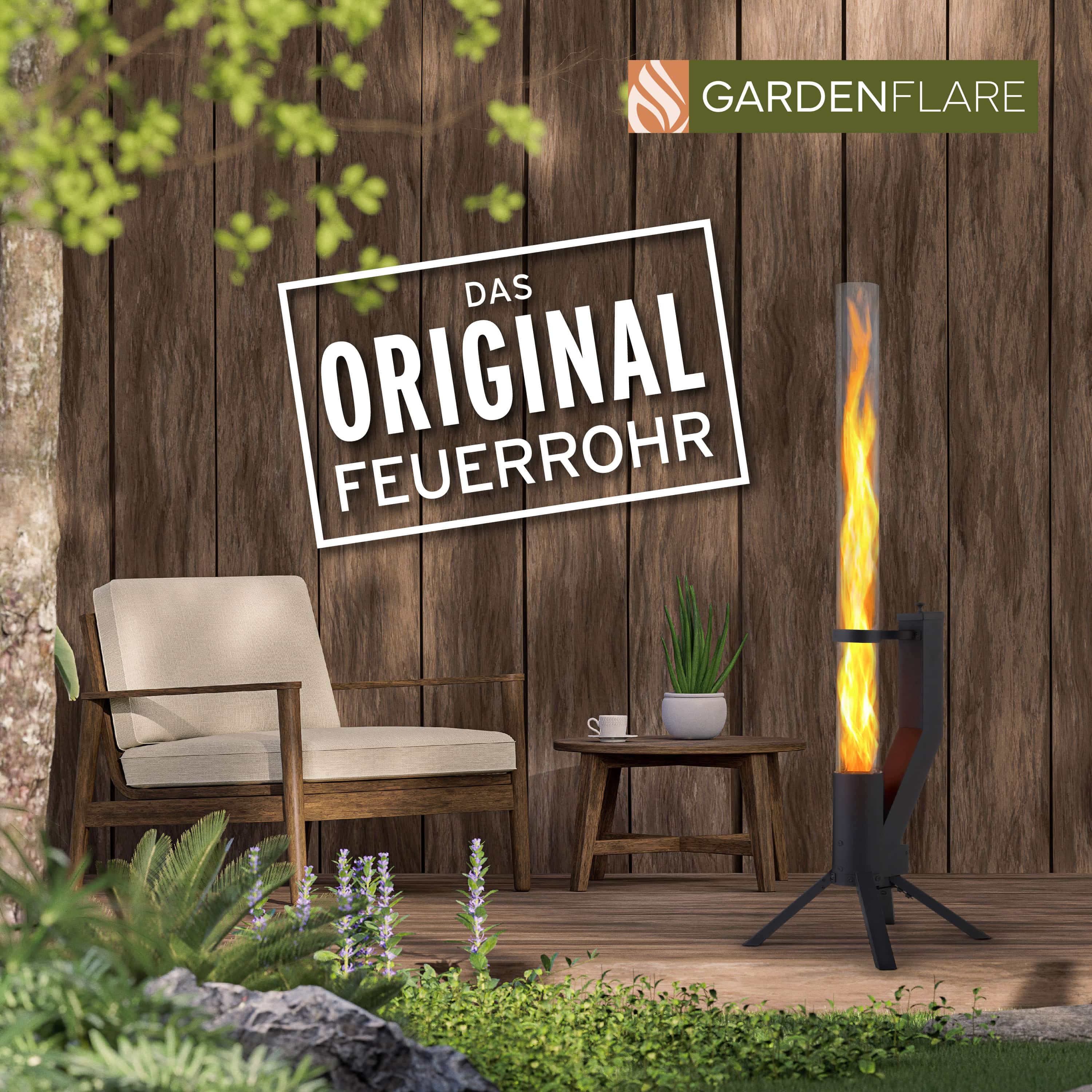 Gardenflare Feuerrohr