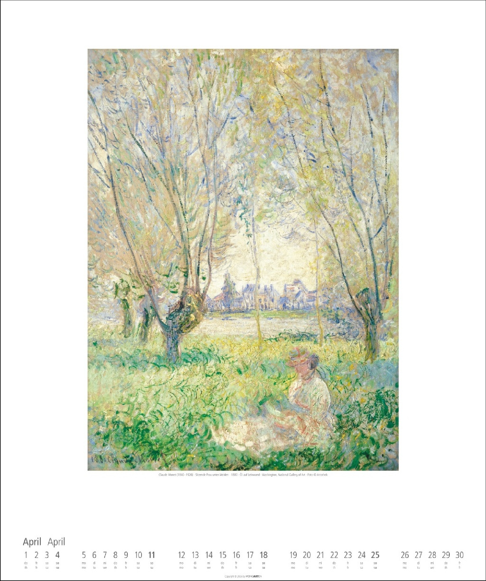Claude Monet Kalender 2027