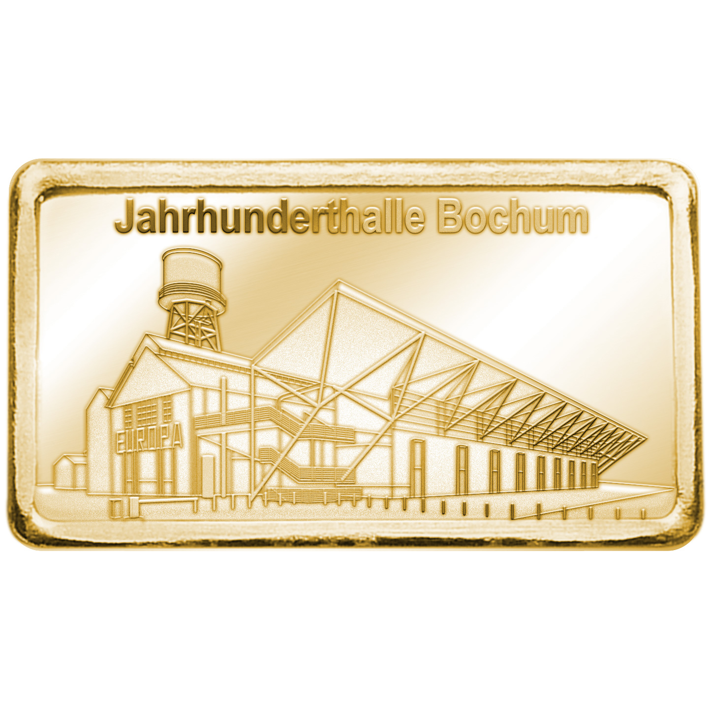 Goldbarren "Jahrhunderthalle Bochum"