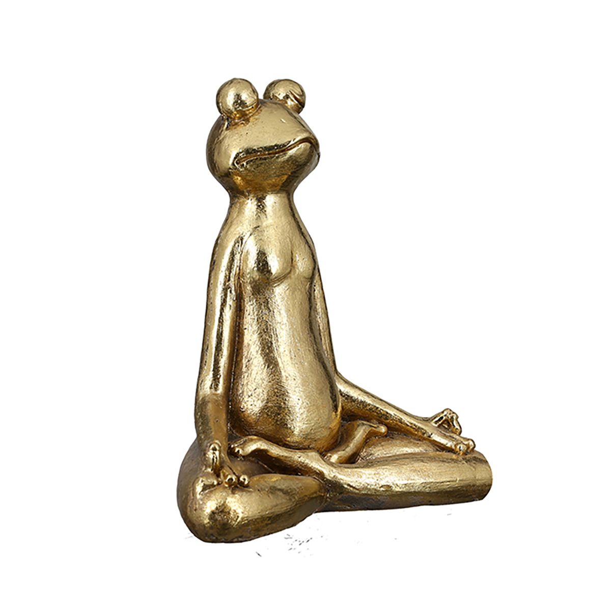 Gartenskulptur Yogafrosch