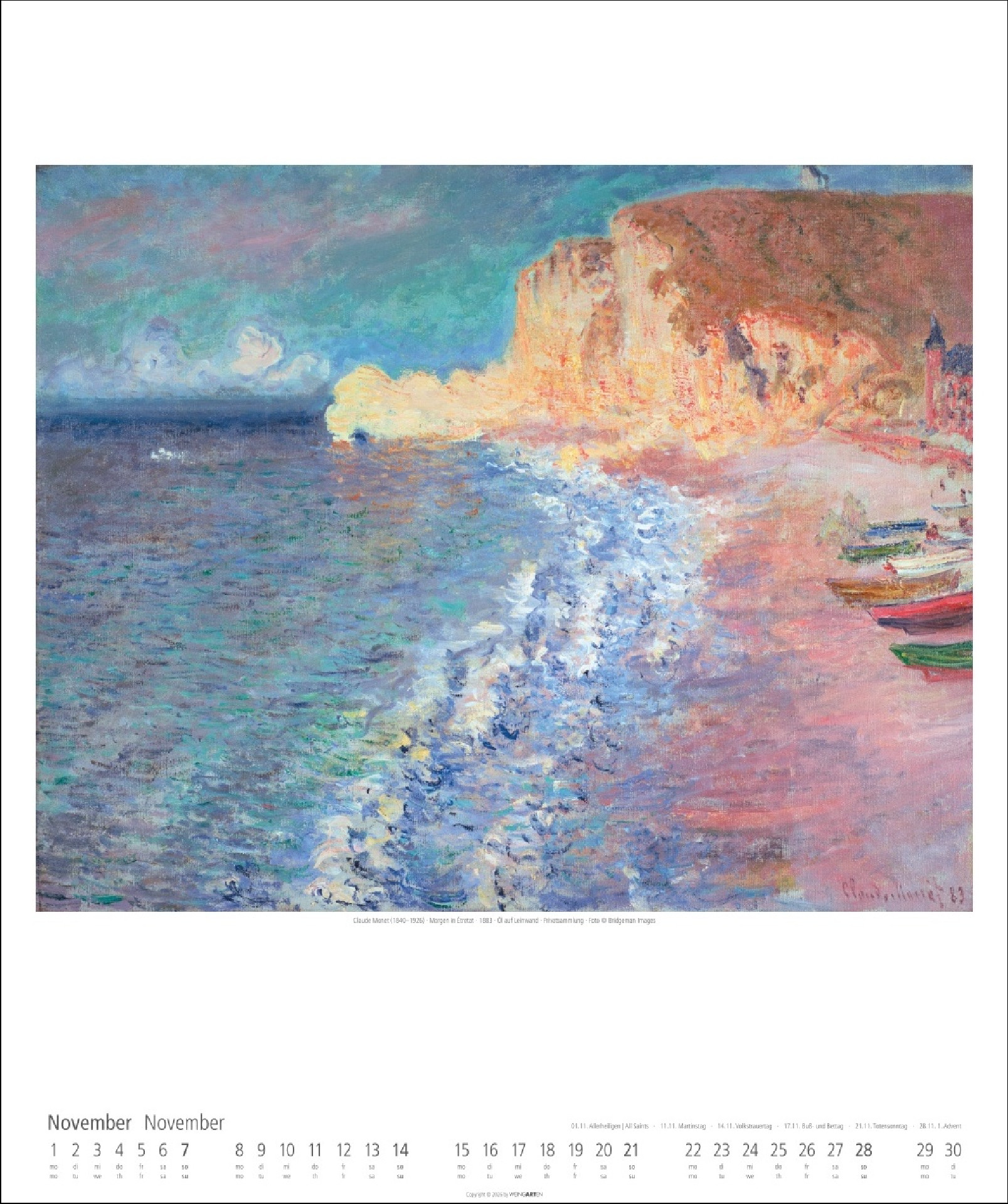 Claude Monet Kalender 2027