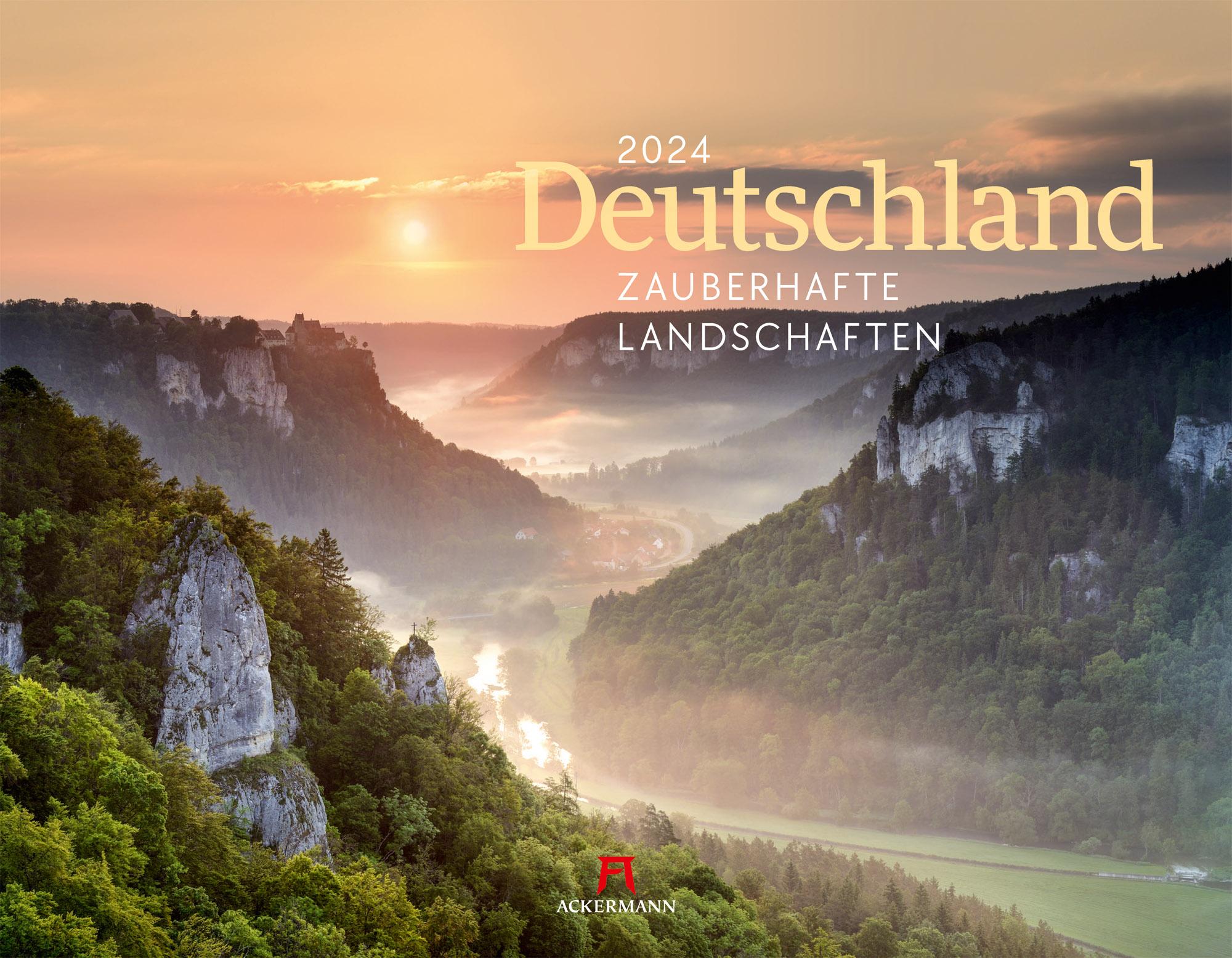 Deutschland - Zauberhafte Landschaften Kalender 2024 Maße (B/H): 54 x 42 cm, Fotokalender, Dt/engl/frz