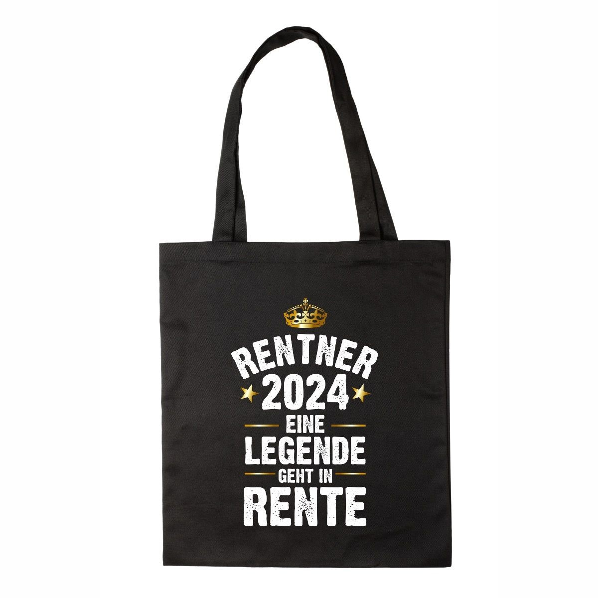 Baumwolltasche - Rentner / Rentnerin 2024 - Eine Legende geht in Rente