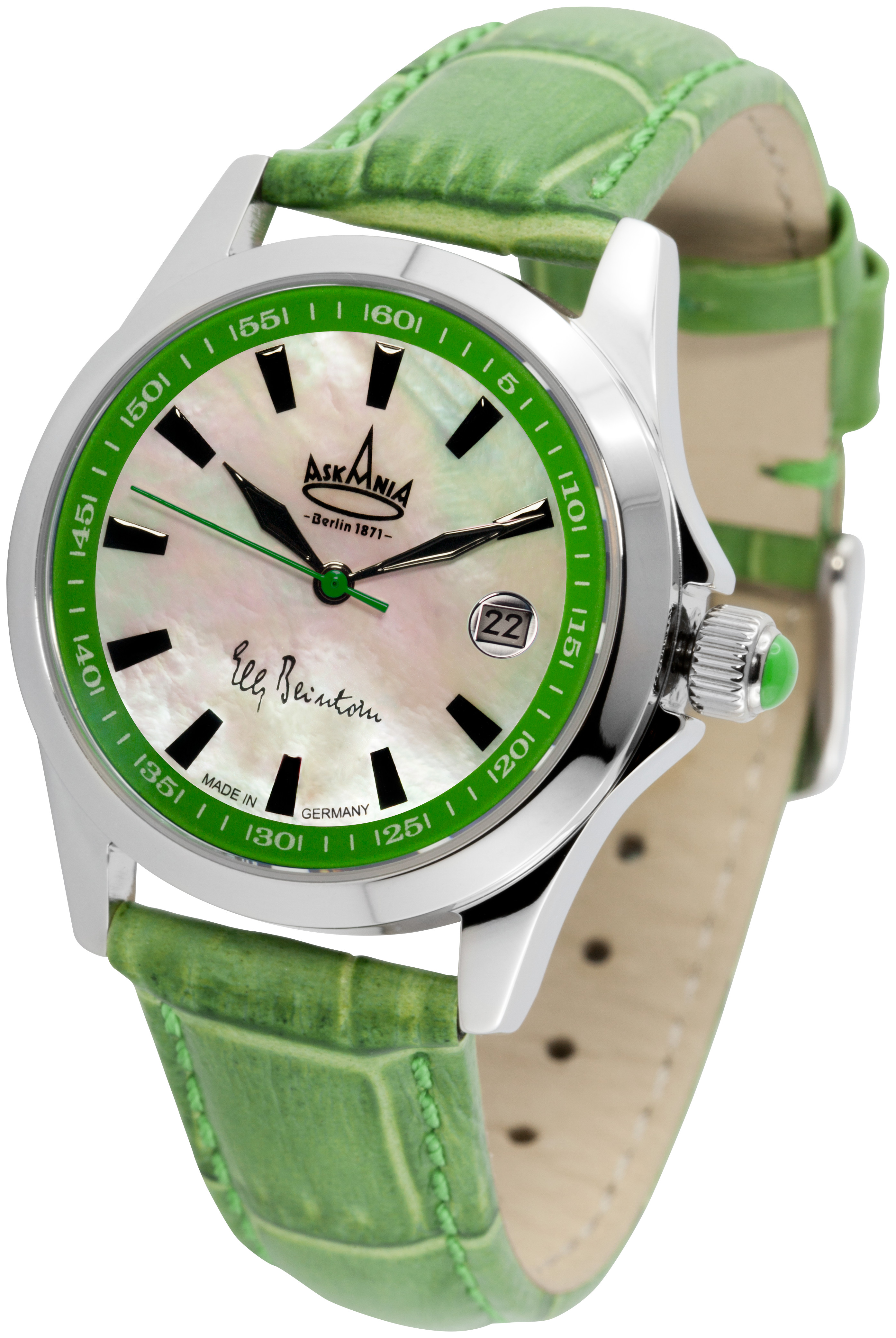 Armbanduhr | grün –  ASKANIA ELLY BEINHORN Automatik