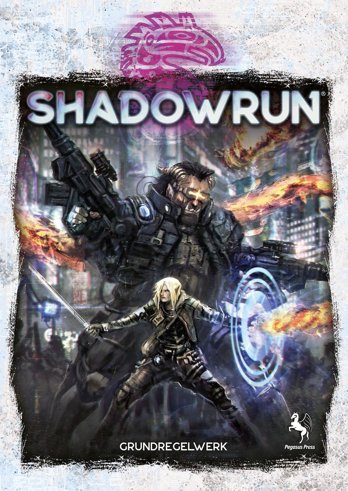 Shadowrun 6. Edition Grundregelwerk (Hardcover) Rollenspielbuch für 3-6 Spieler, Shadowrun