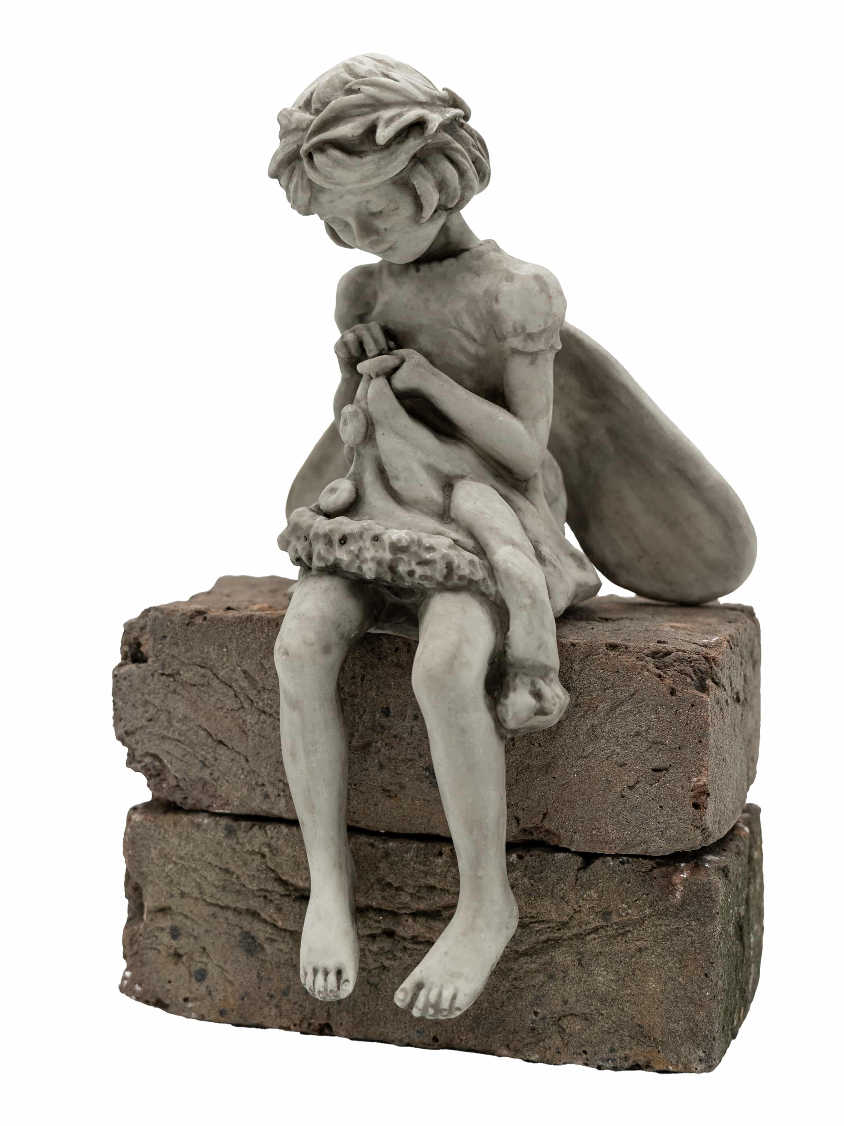 Gartenskulptur | Kunststein | Flower Fairy Rainfarn
