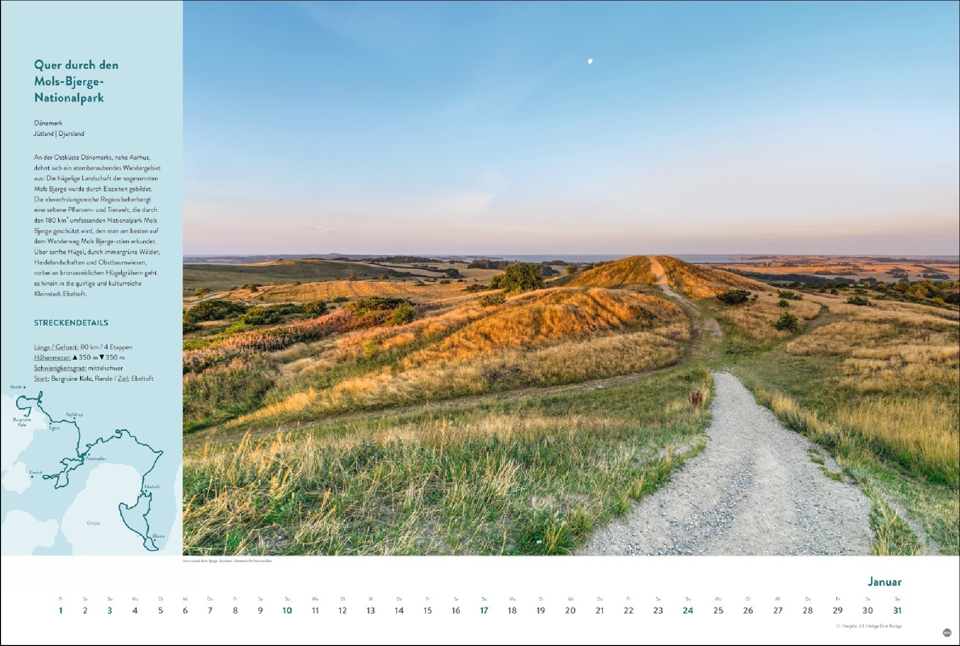 Weitwanderwege Edition Kalender 2027 I Europas schönste Touren