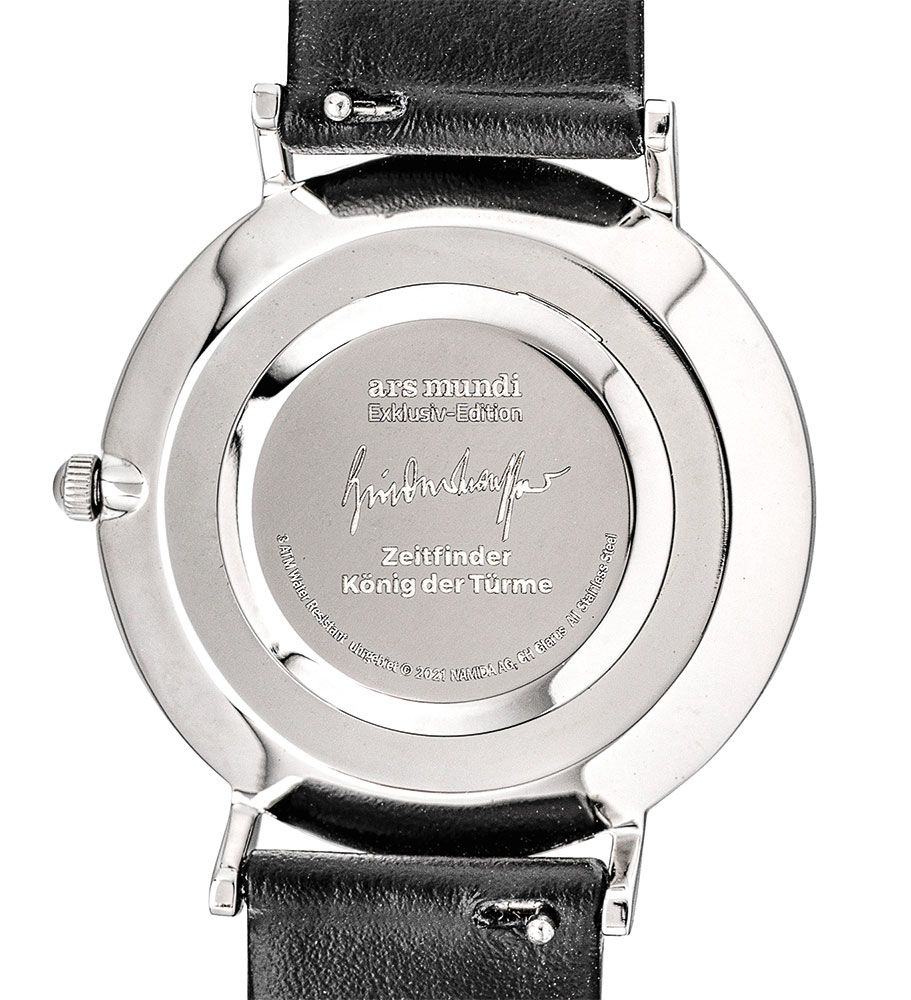 Künstler-Armbanduhr "König der Türme" Friedensreich Hundertwasser